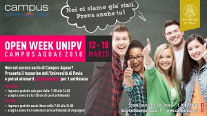 Open week UNIPV